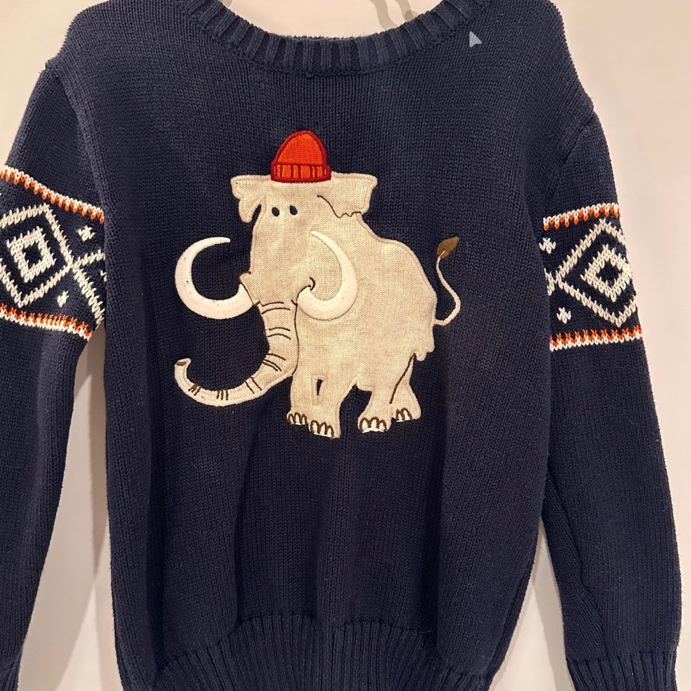 Gymboree Navy Blue Elephant Sweater
